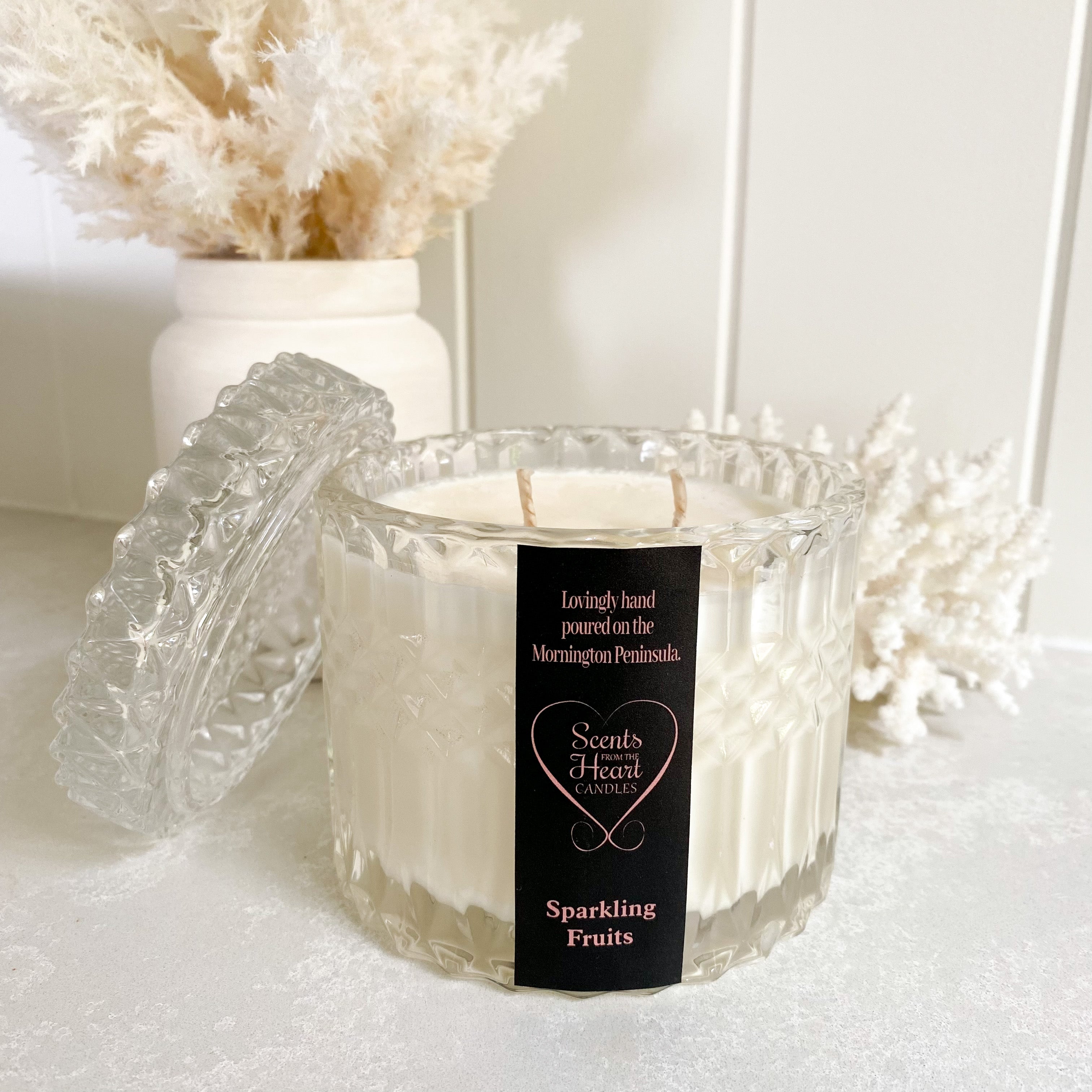 Hamptons Candle Range 400g Scents From The Heart Candles