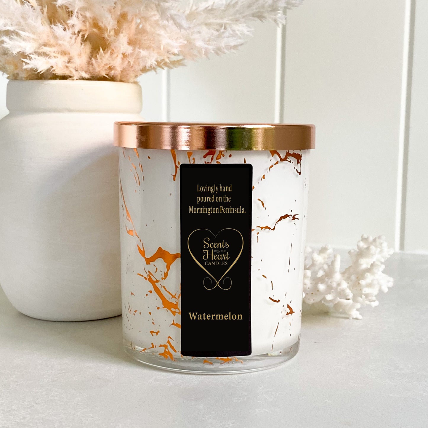 Watermelon Rose Gold Candle 300g