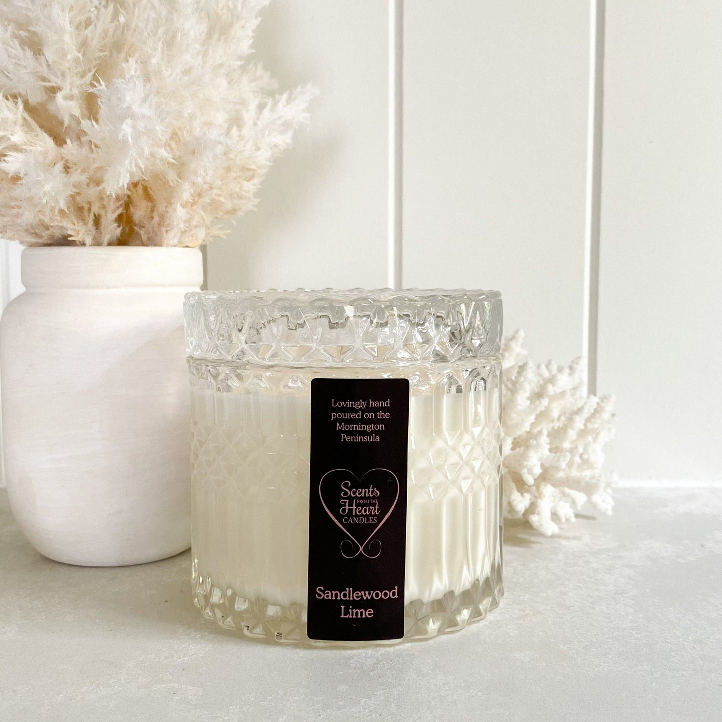 French Pear Hamptons Crystal Candle 400g