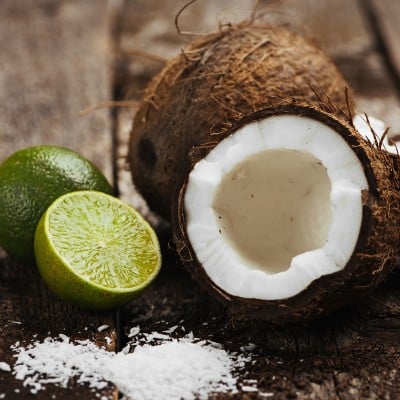 Coconut Lime Large Marble Candle 450g