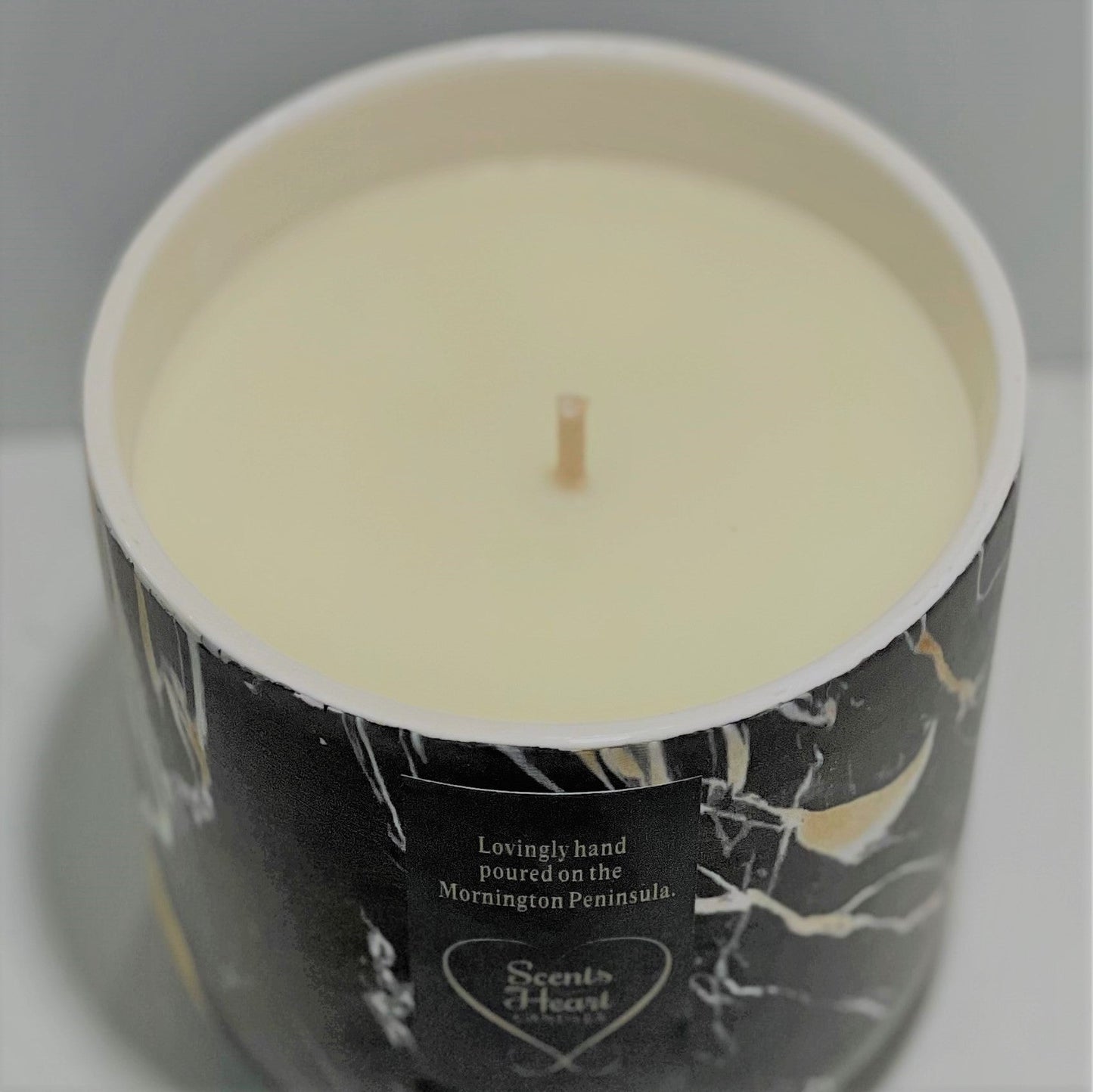 French Pear Large Marble Candle 450g