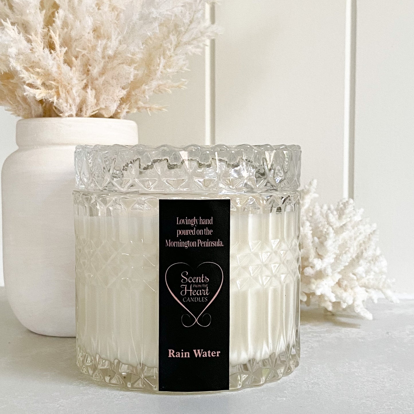 Rain Water Hamptons Crystal Candle 400g